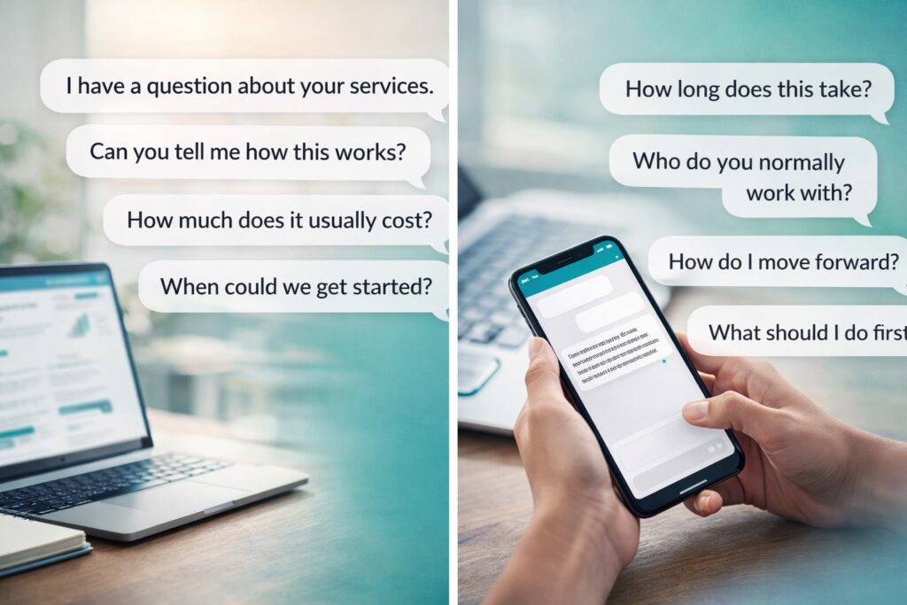AI Assistant: available with any of my web design packages